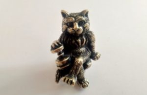 Статуэтка Л057 из латуни Кот Бегемот